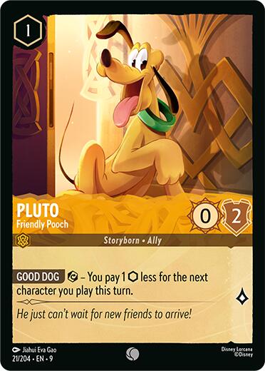 Pluto - Friendly Pooch (21/204) [Fabled] - Disney - Card Brawlers | Quebec | Canada |