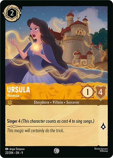 Ursula - Vanessa (22/204) [Fabled] - Disney - Card Brawlers | Quebec | Canada |
