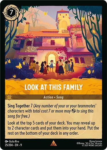 Look at This Family (25/204) [Fabled] - Disney - Card Brawlers | Quebec | Canada |