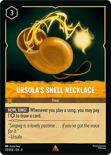 Ursula's Shell Necklace (33/204) [Fabled] - Disney - Card Brawlers | Quebec | Canada |