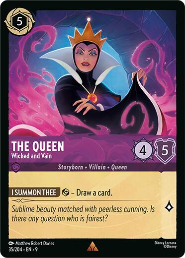 The Queen - Wicked and Vain (35/204) [Fabled] - Disney - Card Brawlers | Quebec | Canada |