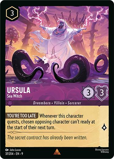 Ursula - Sea Witch (37/204) [Fabled] - Disney - Card Brawlers | Quebec | Canada |