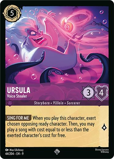Ursula - Voice Stealer (44/204) [Fabled] - Disney - Card Brawlers | Quebec | Canada |