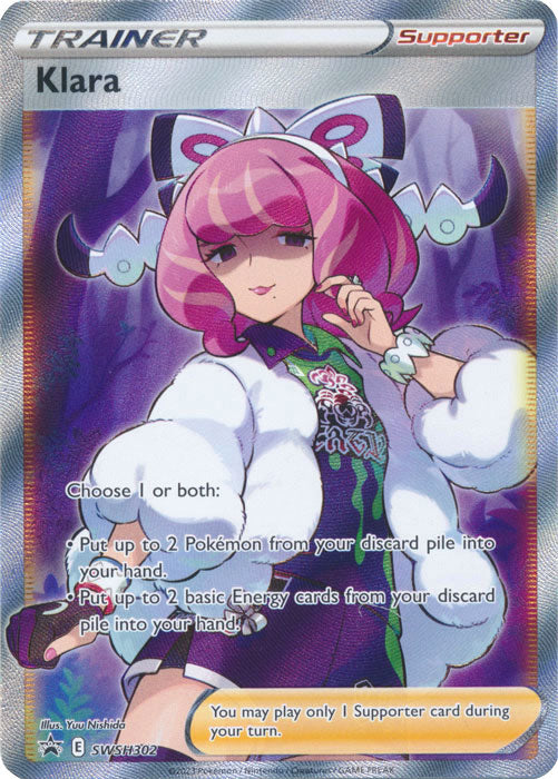 Klara (SWSH302) (Full Art) [Sword & Shield: Black Star Promos] - Pokémon - Card Brawlers | Quebec | Canada |