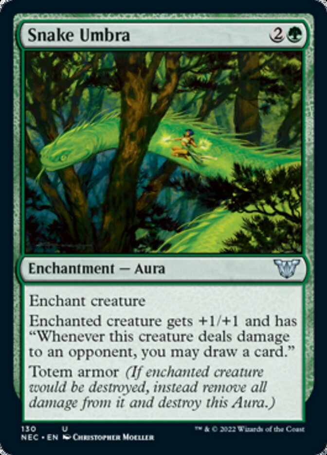 Snake Umbra [Kamigawa: Neon Dynasty Commander] - Magic: The Gathering - Card Brawlers | Quebec | Canada |