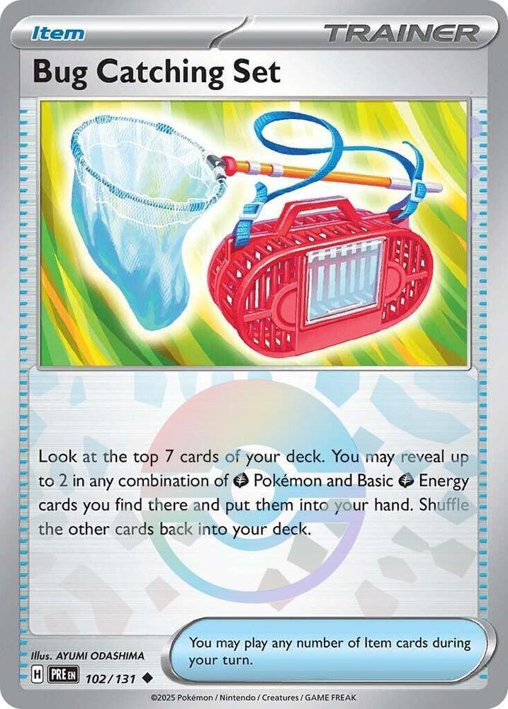 Bug Catching Set (102/131) (Poke Ball Pattern) [Scarlet & Violet: Prismatic Evolutions] - Pokémon - Card Brawlers | Quebec | Canada |