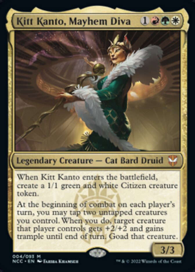 Kitt Kanto, Mayhem Diva [Streets of New Capenna Commander] - Magic: The Gathering - Card Brawlers | Quebec | Canada |