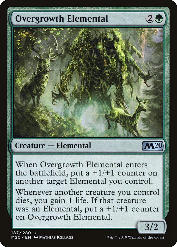 Overgrowth Elemental [Core Set 2020] - Magic: The Gathering - Card Brawlers | Quebec | Canada |