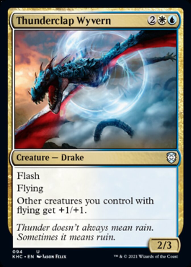 Thunderclap Wyvern [Kaldheim Commander] - Magic: The Gathering - Card Brawlers | Quebec | Canada |