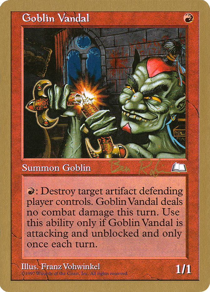 Goblin Vandal (Ben Rubin) [World Championship Decks 1998] - Magic: The Gathering - Card Brawlers | Quebec | Canada |