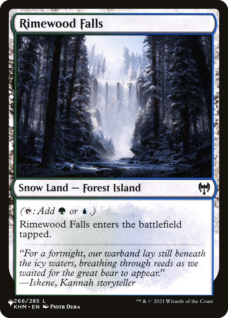Rimewood Falls [Secret Lair: From Cute to Brute] - Magic: The Gathering - Card Brawlers | Quebec | Canada |