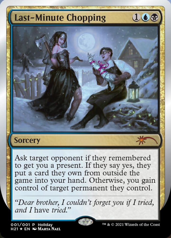 Last-Minute Chopping [Happy Holidays] - Magic: The Gathering - Card Brawlers | Quebec | Canada |
