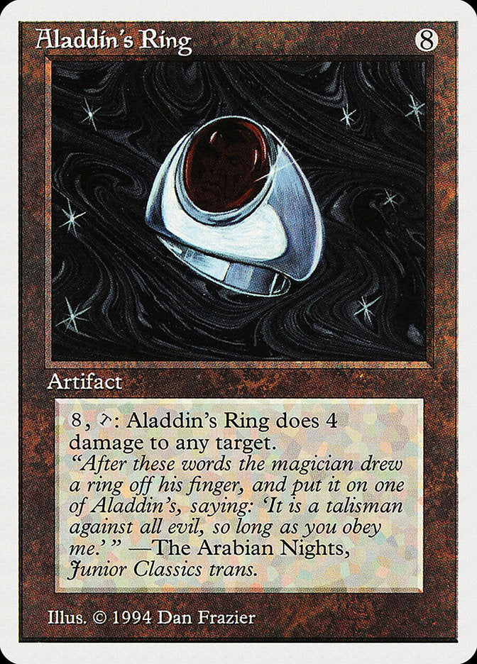 Aladdin's Ring [Summer Magic / Edgar] - Magic: The Gathering - Card Brawlers | Quebec | Canada |