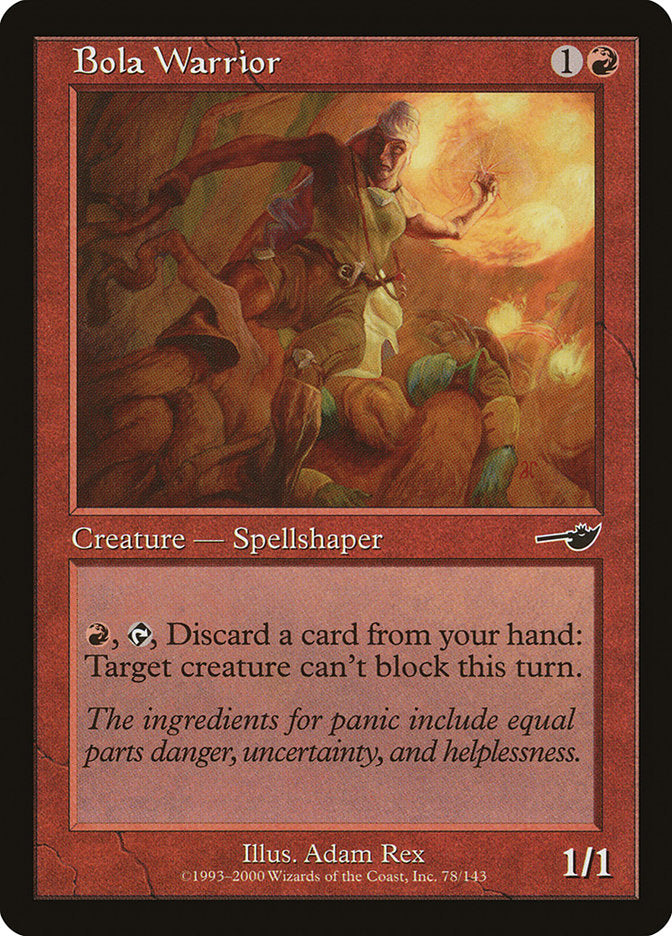 Bola Warrior [Nemesis] - Magic: The Gathering - Card Brawlers | Quebec | Canada |