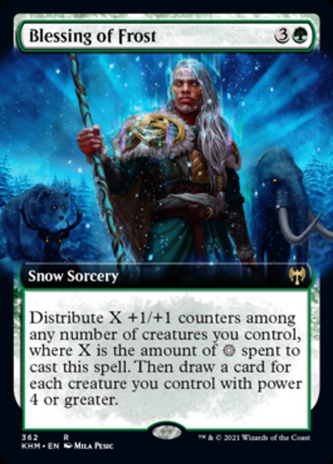 Blessing of Frost (Extended Art) [Kaldheim] - Magic: The Gathering - Card Brawlers | Quebec | Canada |