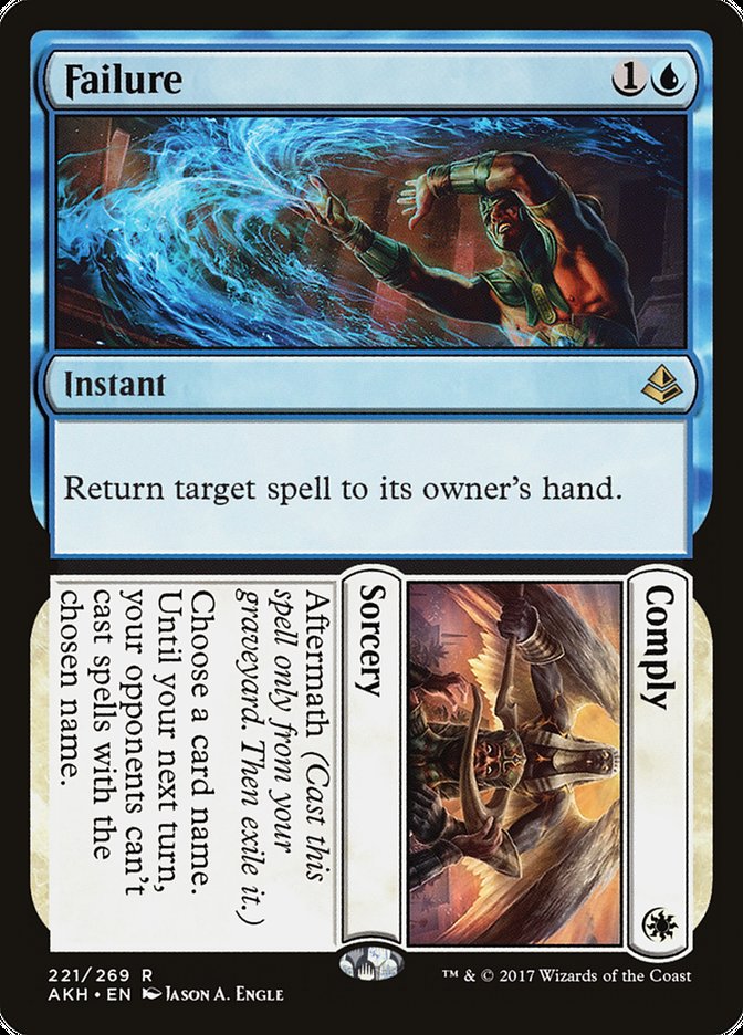 Failure // Comply [Amonkhet] - Magic: The Gathering - Card Brawlers | Quebec | Canada |