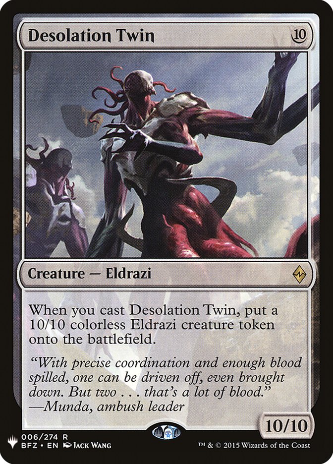 Desolation Twin [The List] - Magic: The Gathering - Card Brawlers | Quebec | Canada |