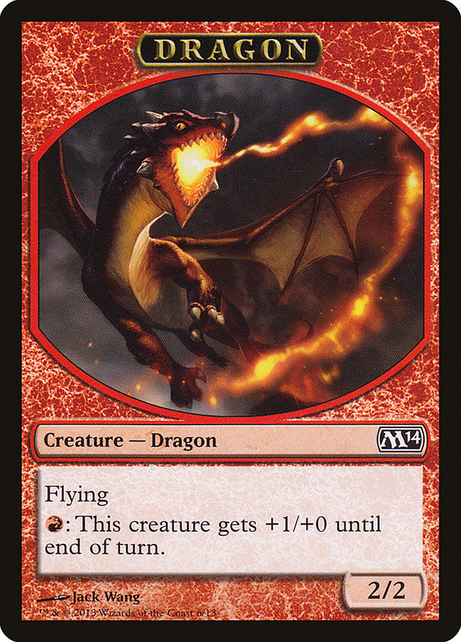 Dragon Token [Magic 2014 Tokens] - Magic: The Gathering - Card Brawlers | Quebec | Canada |