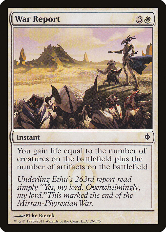 War Report [New Phyrexia] - Magic: The Gathering - Card Brawlers | Quebec | Canada |