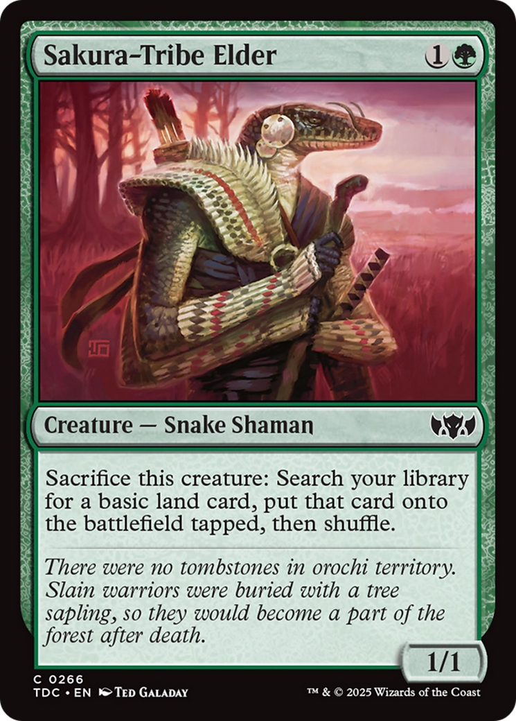 Sakura-Tribe Elder [Tarkir: Dragonstorm Commander] - Magic: The Gathering - Card Brawlers | Quebec | Canada |