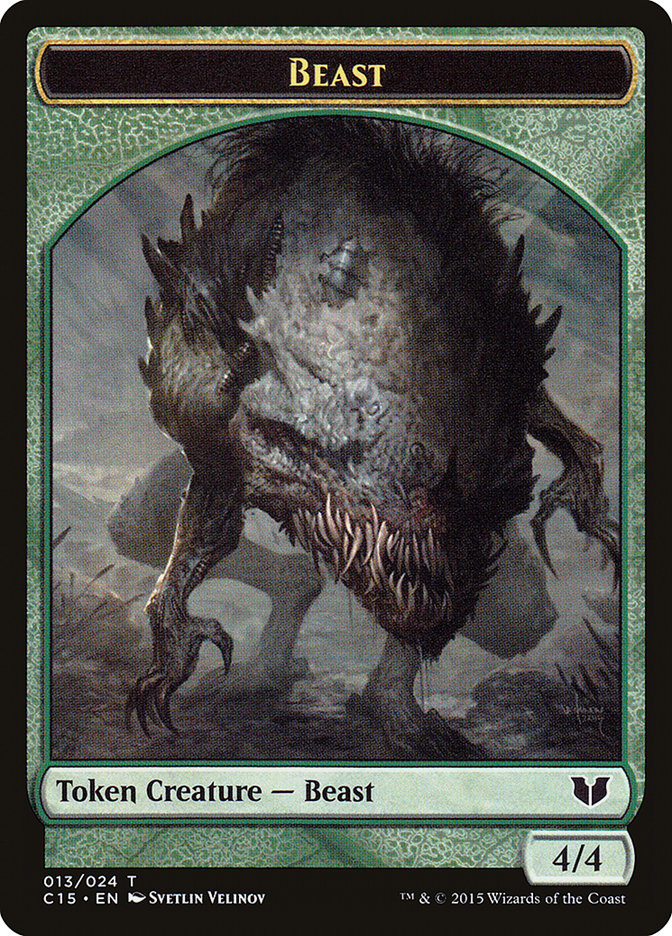 Beast // Snake (017) Double-Sided Token [Commander 2015 Tokens] - Magic: The Gathering - Card Brawlers | Quebec | Canada |