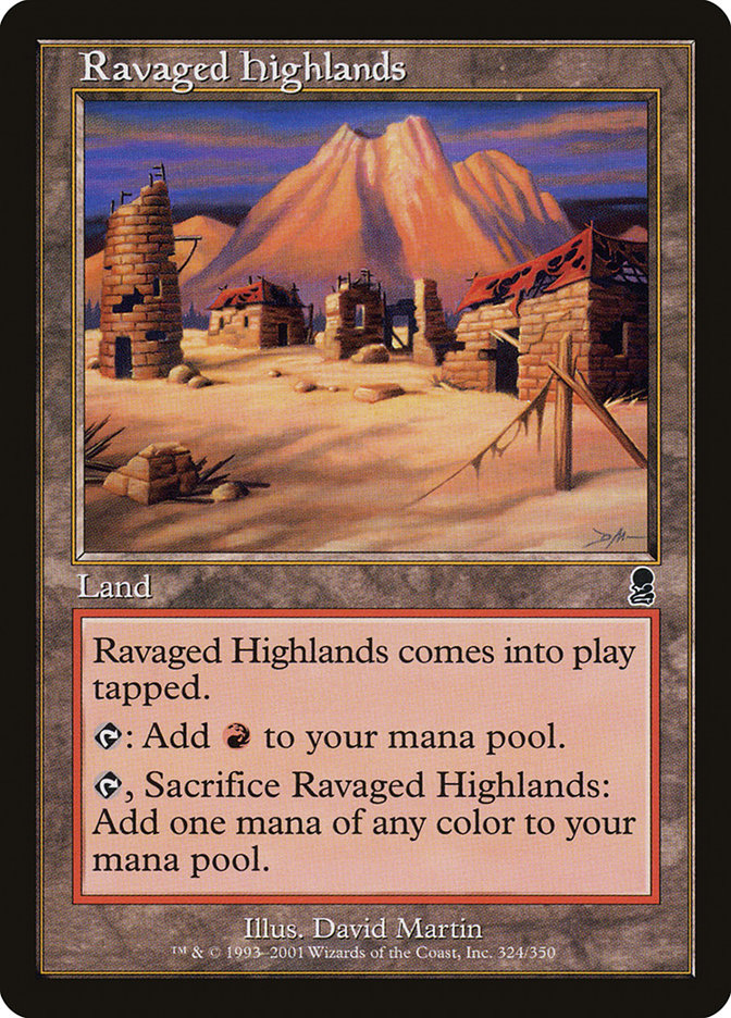 Ravaged Highlands [Odyssey] - Magic: The Gathering - Card Brawlers | Quebec | Canada |