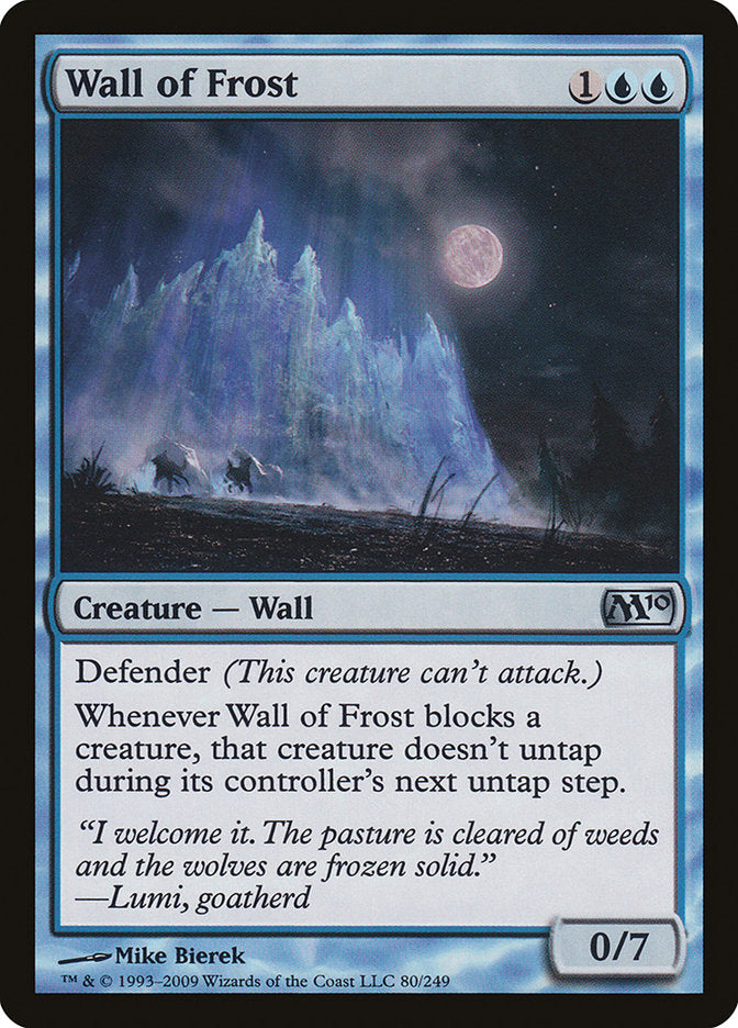 Wall of Frost [Magic 2010] - Magic: The Gathering - Card Brawlers | Quebec | Canada |