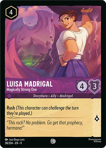 Luisa Madrigal - Magically Strong One (58/204) [Fabled] - Disney - Card Brawlers | Quebec | Canada |