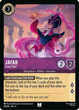 Jafar - Lamp Thief (59/204) [Fabled] - Disney - Card Brawlers | Quebec | Canada |