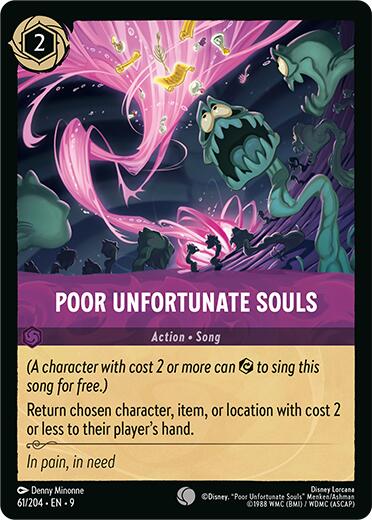 Poor Unfortunate Souls (61/204) [Fabled] - Disney - Card Brawlers | Quebec | Canada |