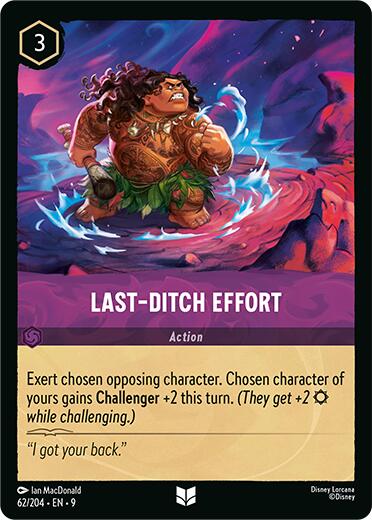 Last-Ditch Effort (62/204) [Fabled] - Disney - Card Brawlers | Quebec | Canada |