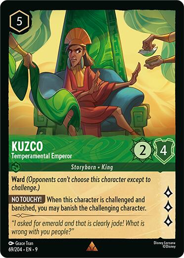 Kuzco - Temperamental Emperor (69/204) [Fabled] - Disney - Card Brawlers | Quebec | Canada |