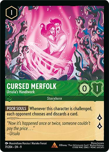 Cursed Merfolk - Ursula's Handiwork (71/204) [Fabled] - Disney - Card Brawlers | Quebec | Canada |