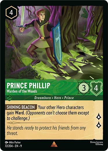 Prince Phillip - Warden of the Woods (72/204) [Fabled] - Disney - Card Brawlers | Quebec | Canada |