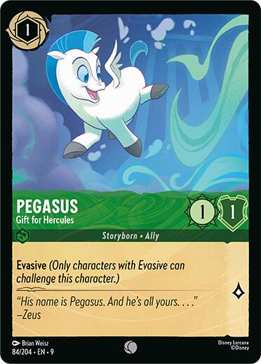 Pegasus - Gift for Hercules (84/204) [Fabled] - Disney - Card Brawlers | Quebec | Canada |
