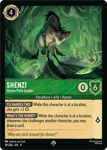 Shenzi - Hyena Pack Leader (87/204) [Fabled] - Disney - Card Brawlers | Quebec | Canada |