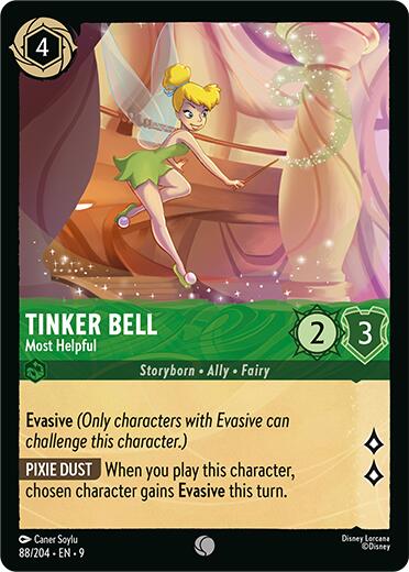 Tinker Bell - Most Helpful (88/204) [Fabled] - Disney - Card Brawlers | Quebec | Canada |