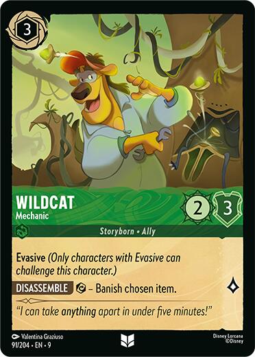 Wildcat - Mechanic (91/204) [Fabled] - Disney - Card Brawlers | Quebec | Canada |