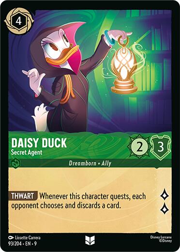 Daisy Duck - Secret Agent (93/204) [Fabled] - Disney - Card Brawlers | Quebec | Canada |