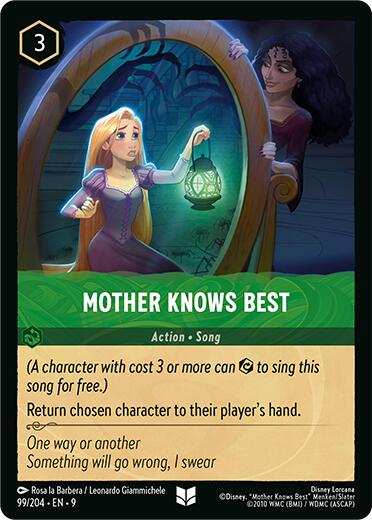 Mother Knows Best (99/204) [Fabled] - Disney - Card Brawlers | Quebec | Canada |