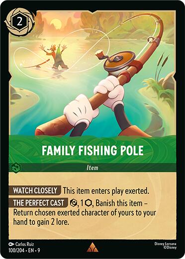 Family Fishing Pole (100/204) [Fabled] - Disney - Card Brawlers | Quebec | Canada |