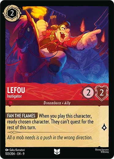 LeFou - Instigator (103/204) [Fabled] - Disney - Card Brawlers | Quebec | Canada |