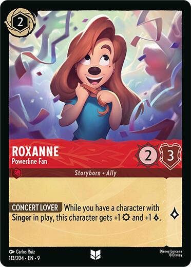 Roxanne - Powerline Fan (113/204) [Fabled] - Disney - Card Brawlers | Quebec | Canada |