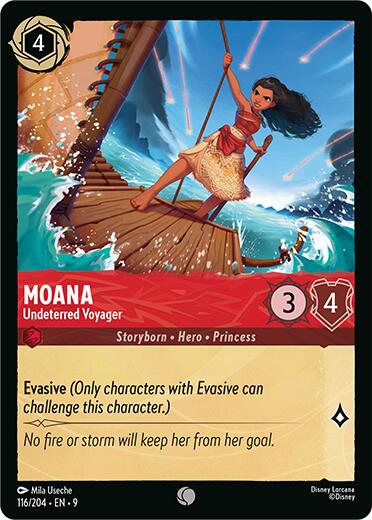 Moana - Undeterred Voyager (116/204) [Fabled] - Disney - Card Brawlers | Quebec | Canada |