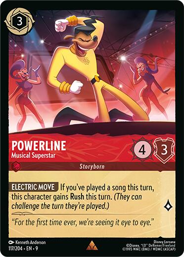 Powerline - Musical Superstar (117/204) [Fabled] - Disney - Card Brawlers | Quebec | Canada |