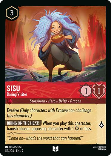 Sisu - Daring Visitor (119/204) [Fabled] - Disney - Card Brawlers | Quebec | Canada |