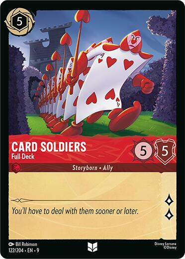 Card Soldiers - Full Deck (122/204) [Fabled] - Disney - Card Brawlers | Quebec | Canada |