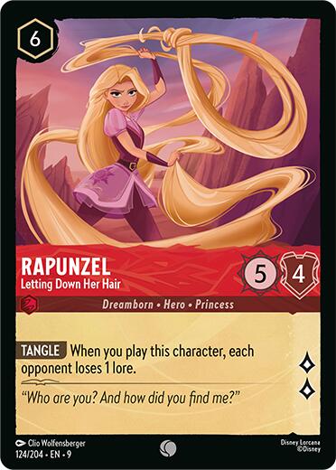 Rapunzel - Letting Down Her Hair (124/204) [Fabled] - Disney - Card Brawlers | Quebec | Canada |