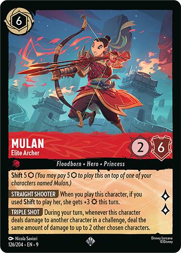 Mulan - Elite Archer (126/204) [Fabled] - Disney - Card Brawlers | Quebec | Canada |