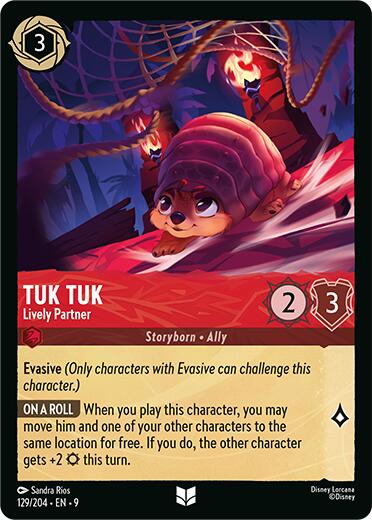 Tuk Tuk - Lively Partner (129/204) [Fabled] - Disney - Card Brawlers | Quebec | Canada |